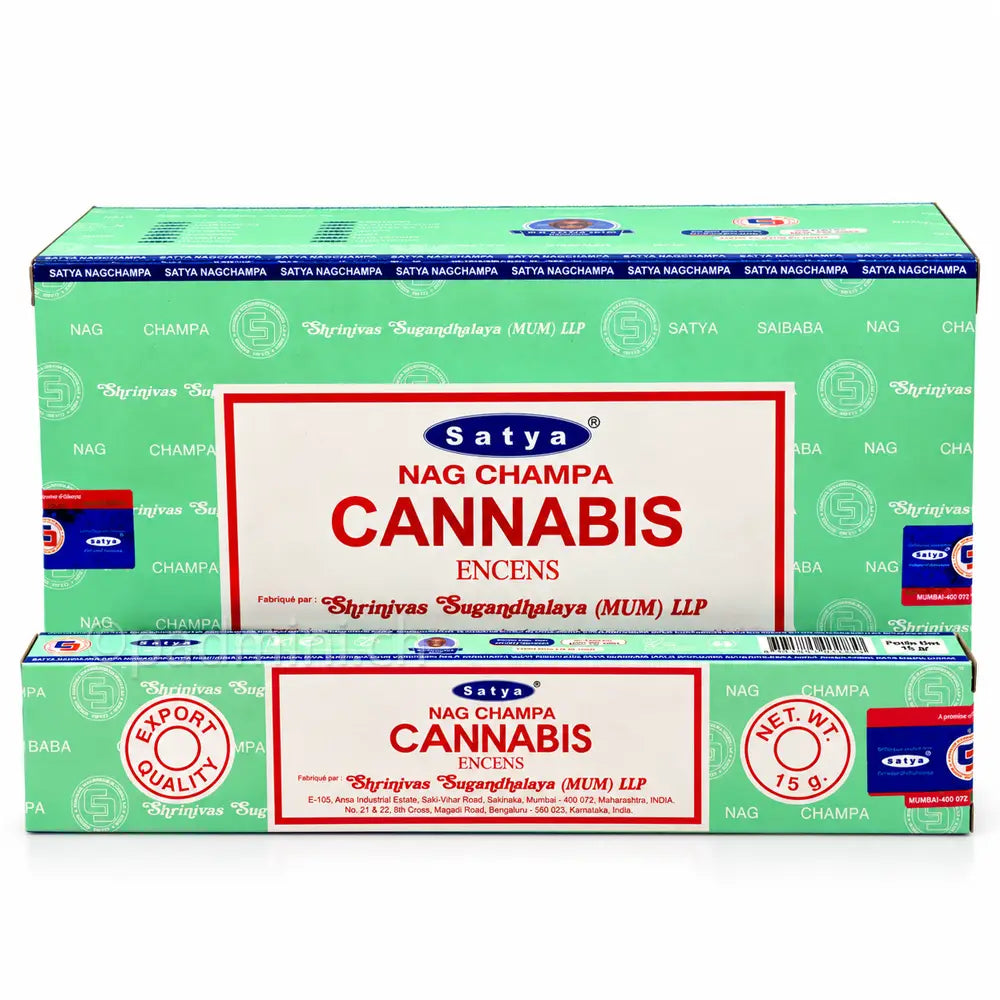 Satya Cannabis Masala MUM Räucherstäbchen 15 g von Shrinivas Sugandhalaya