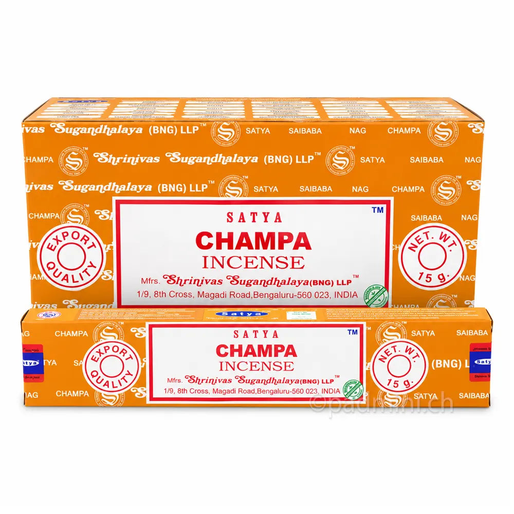 Satya Champa BNG Räucherstäbchen 15 g von Shrinivas Sugandhalaya