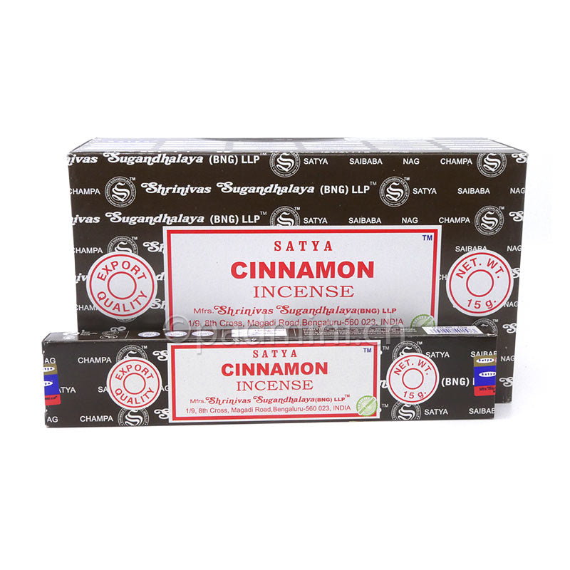 Satya Cinnamon BNG Räucherstäbchen 15 g von Shrinivas Sugandhalaya