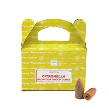 Satya Citronella BNG Backflow Dhoop Cones mit 24 Räucherkegeln