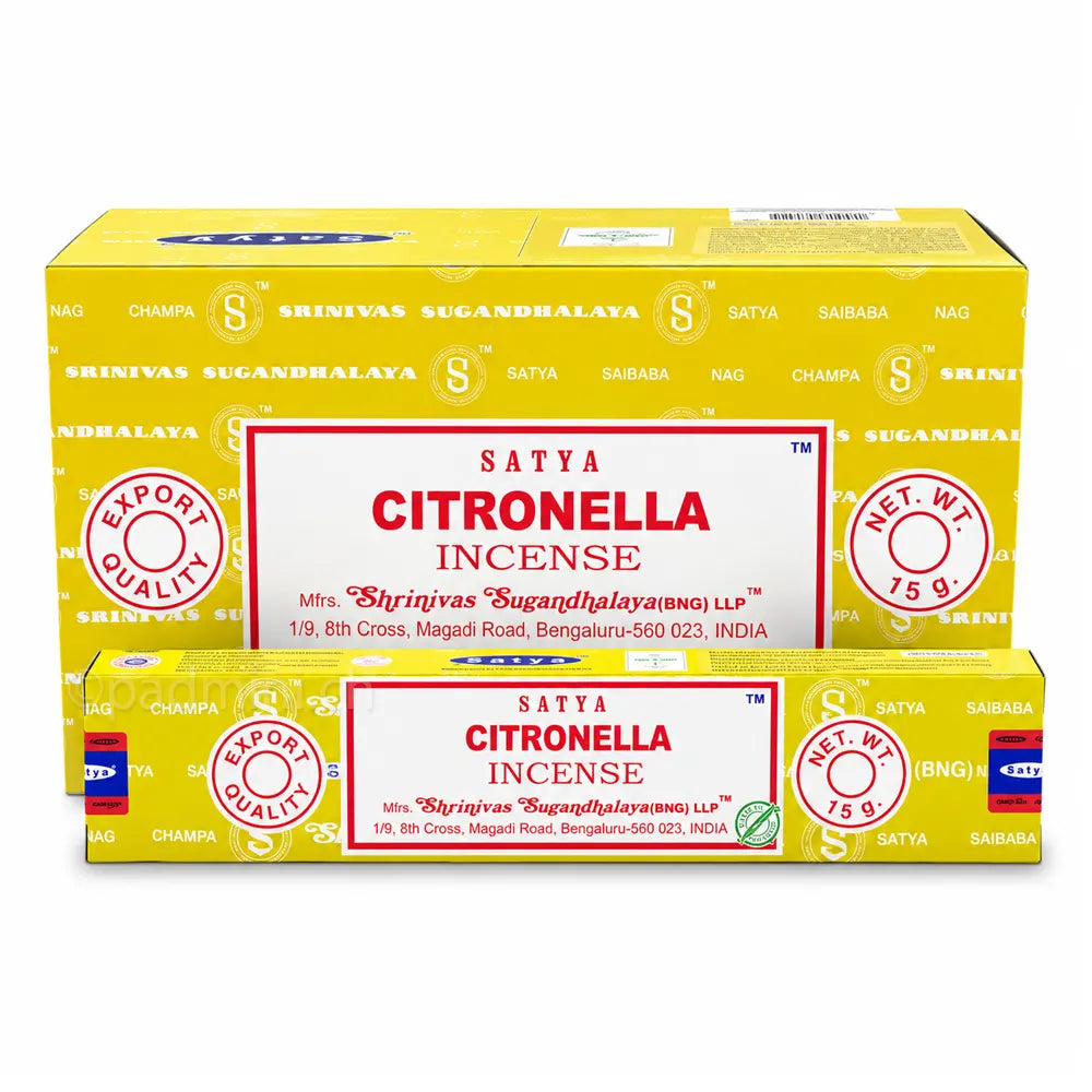 Satya Citronella BNG Räucherstäbchen 15 g von Shrinivas Sugandhalaya