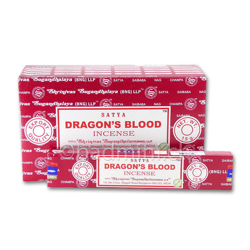 Satya Dragon's Blood BNG Räucherstäbchen 15 g von Shrinivas Sugandhalaya