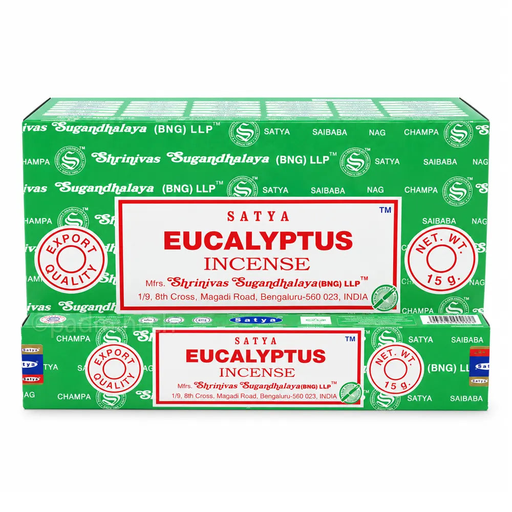 Satya Eucalyptus BNG Räucherstäbchen 15 g von Shrinivas Sugandhalaya