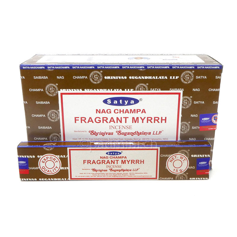Satya Fragrant Myrrh MUM Räucherstäbchen 15 g von Shrinivas Sugandhalaya