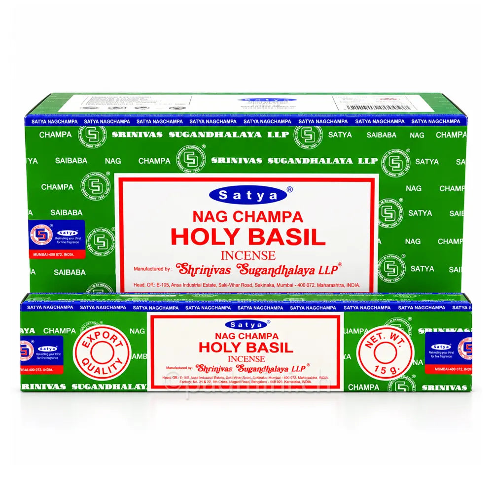 Satya Holy Basil MUM Räucherstäbchen 15 g von Shrinivas Sugandhalaya