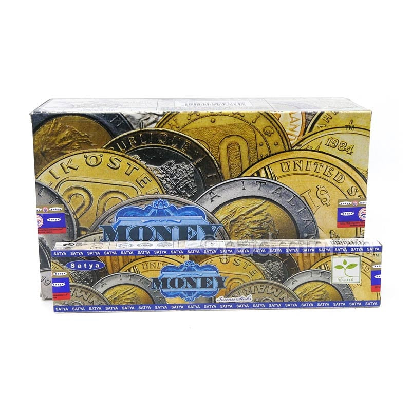Satya Money BNG Räucherstäbchen 15 g von Shrinivas Sugandhalaya