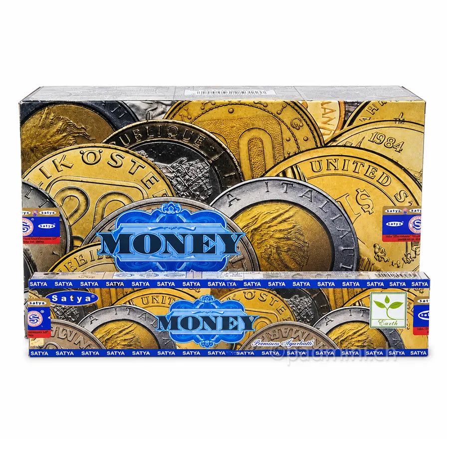 Satya Money BNG Räucherstäbchen 15 g von Shrinivas Sugandhalaya