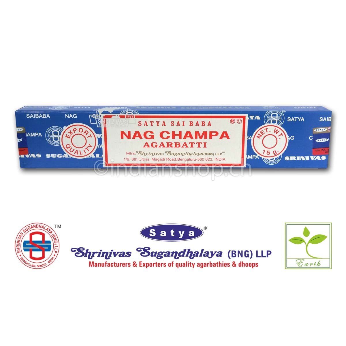 Satya Nag Champa BNG 15g - INDIAN SHOP