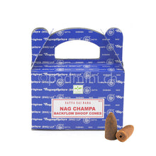 Satya Nag Champa BNG Backflow Räucherkegel – Packung mit 24 Dhoop Cones