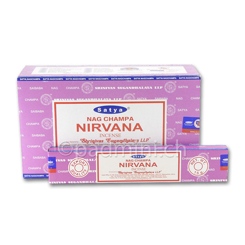Satya Nirvana MUM Räucherstäbchen 15 g von Shrinivas Sugandhalaya