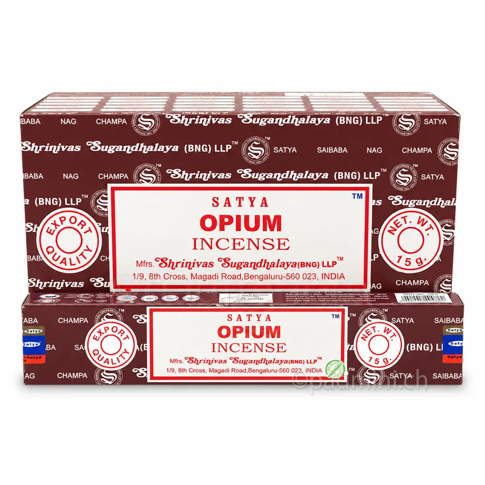 Satya Opium BNG Räucherstäbchen 15 g von Shrinivas Sugandhalaya