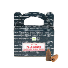 Satya Palo Santo BNG Backflow Dhoop Cones mit 24 Räucherkegeln