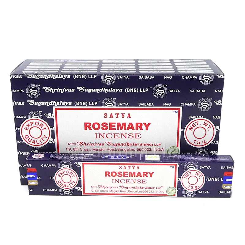 Satya Rosemary BNG Räucherstäbchen 15 g von Shrinivas Sugandhalaya