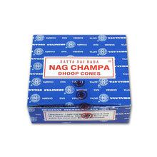 Satya Sai Baba Nag Champa MUM Dhoop Cones mit 12 Räucherkegeln