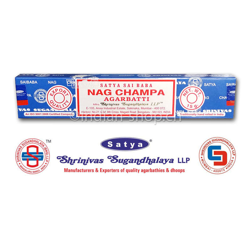 Satya Sai Baba Nag Champa MUM Räucherstäbchen 15 g von Shrinivas Sugandhalaya
