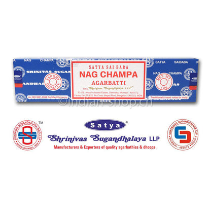 Satya Sai Baba Nag Champa MUM Räucherstäbchen 40 g von Shrinivas Sugandhalaya