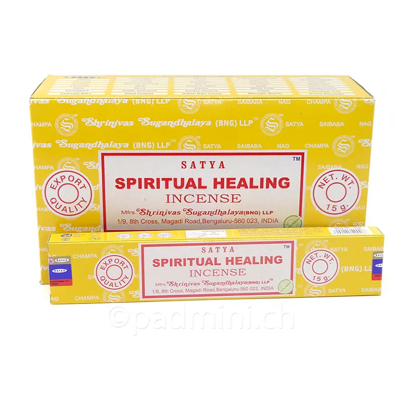 Satya Spiritual Healing BNG Räucherstäbchen 15 g von Shrinivas Sugandhalaya