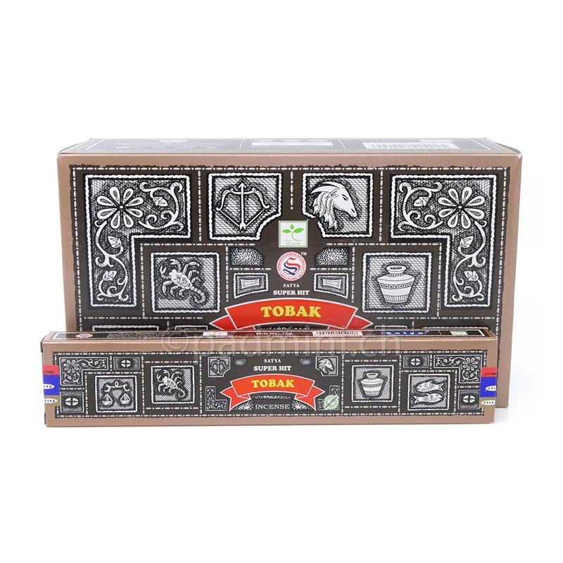 Satya Super Hit Tobak BNG Räucherstäbchen 15 g aus Bangalore