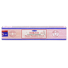 Satya Tokyo Räucherstäbchen von Shrinivas Sugandhalaya (MUM) LLP in der 15-g-Originalverpackung.