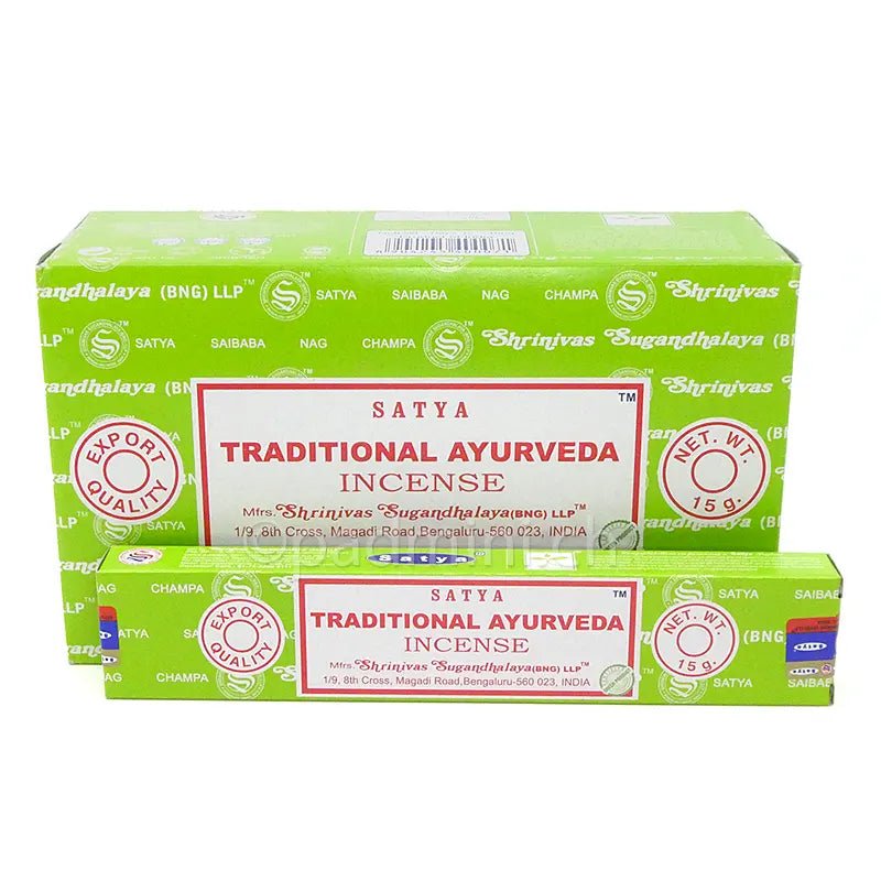 Satya Traditional Ayurveda Incense - INDIAN SHOP