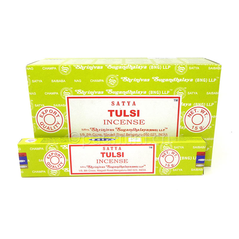 Satya Tulsi BNG Räucherstäbchen 15 g von Shrinivas Sugandhalaya