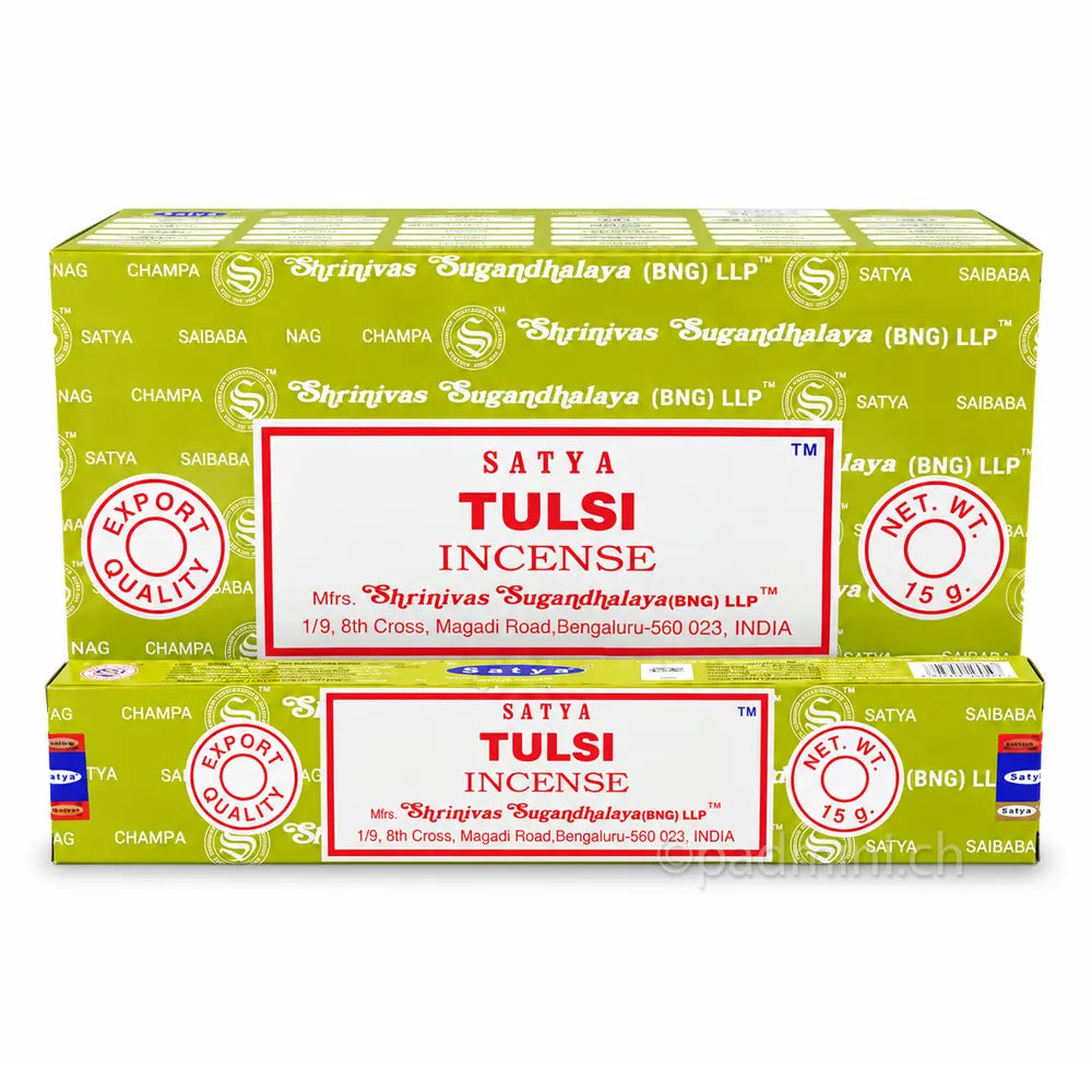 Satya Tulsi BNG Räucherstäbchen 15 g von Shrinivas Sugandhalaya