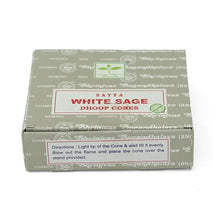 Satya White Sage Dhoop Cones - INDIAN SHOP