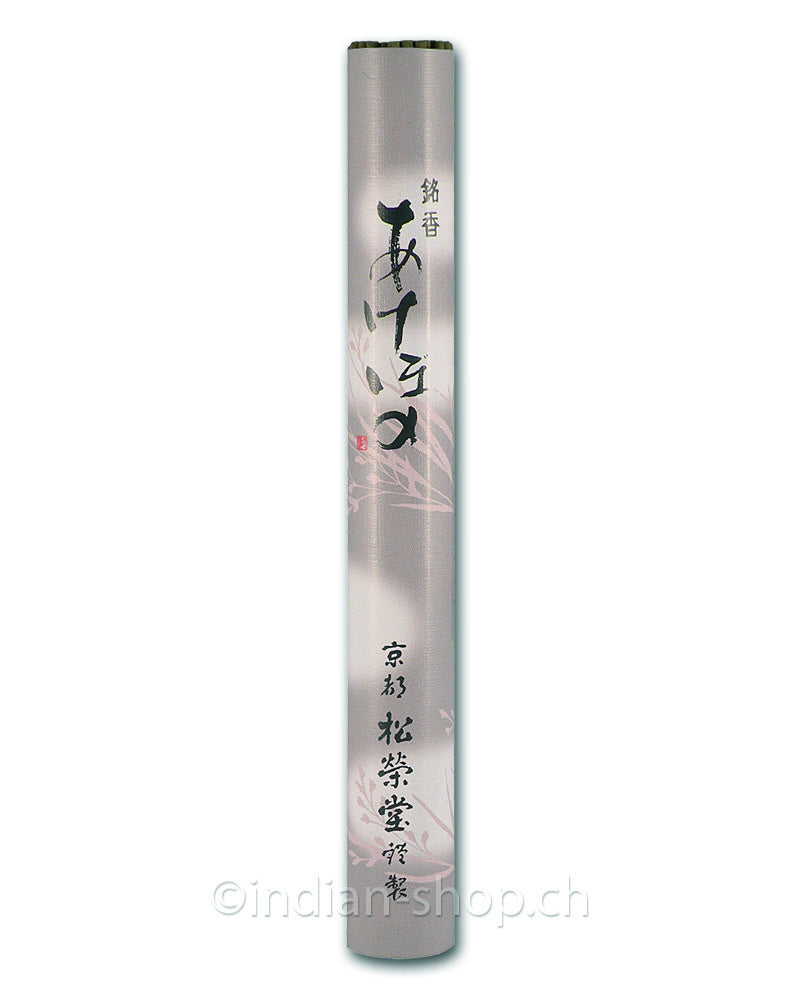 Shoyeido Akebono Daybreak japanische Räucherstäbchen in silbergrauer Papierrolle