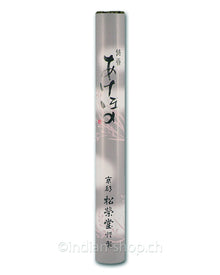 Shoyeido Akebono Daybreak japanische Räucherstäbchen in silbergrauer Papierrolle
