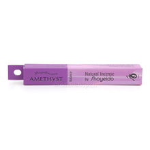 Shoyeido Magnifiscents Amethyst Balance – violette Originalpackung mit 30 japanischen Räucherstäbchen