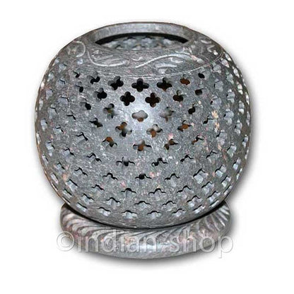 Speckstein - Kerzenleuchter - INDIAN SHOP