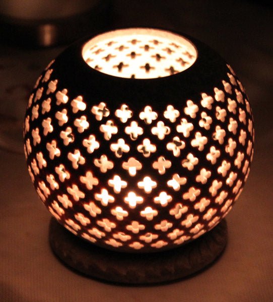 Speckstein - Kerzenleuchter - INDIAN SHOP