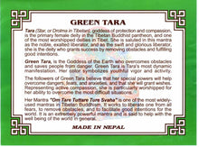Tibetische Gebetsfahnen - Green Tara - INDIAN SHOP