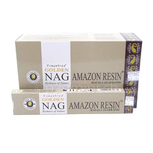 Vijayshree Golden Nag Amazon Resin Masala Räucherstäbchen 15 g aus Indien