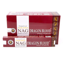 Vijayshree Golden Nag Dragon Blood Masala Räucherstäbchen 15 g aus Indien