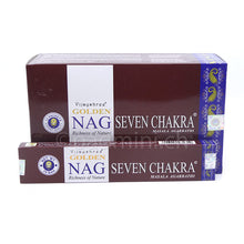 Vijayshree Golden Nag Seven Chakra Masala Räucherstäbchen 15 g