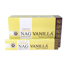 Vijayshree Golden Nag Vanilla Masala Räucherstäbchen 15 g aus Indien