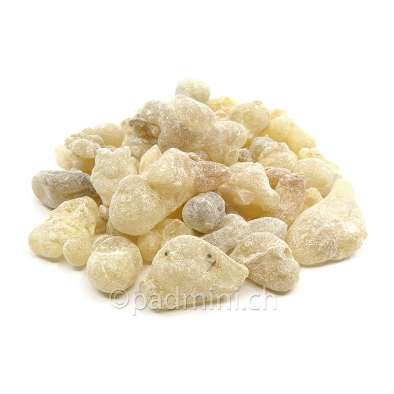 Weihrauch Oman Superior Hojari aus Boswellia sacra als natuerliches Gummiharz in Koernern, 30 g