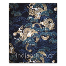 Yukata aus Baumwolle Drachen 572 - TUR - INDIAN SHOP