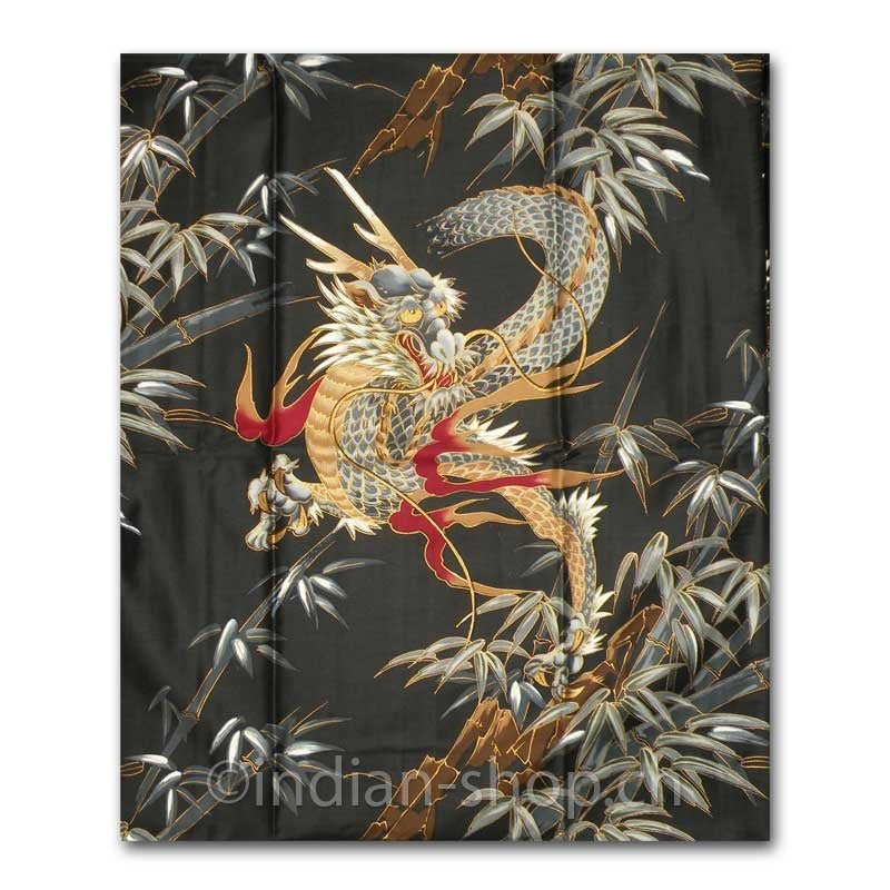 Yukata aus Baumwolle Drachen 697 - INDIAN SHOP